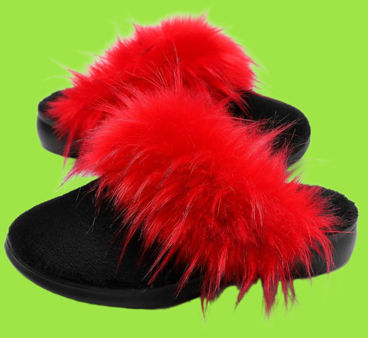 Fuzzy House Shoes with Arch Support Orthotic Heel Cup Sandals Slippers for Women