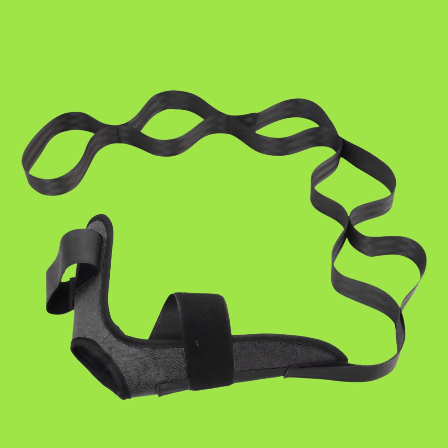 FlexiStretch Therapy Band Indicates therapeutic benefits alongside flexibility.