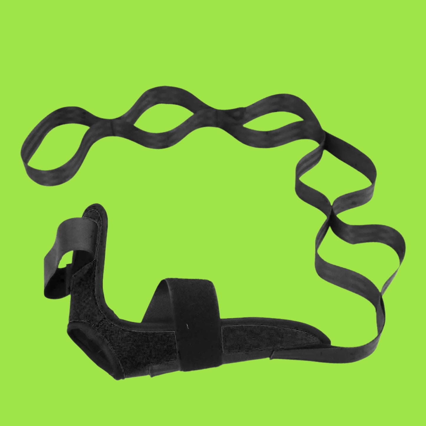 FlexiStretch Therapy Band Indicates therapeutic benefits alongside flexibility.