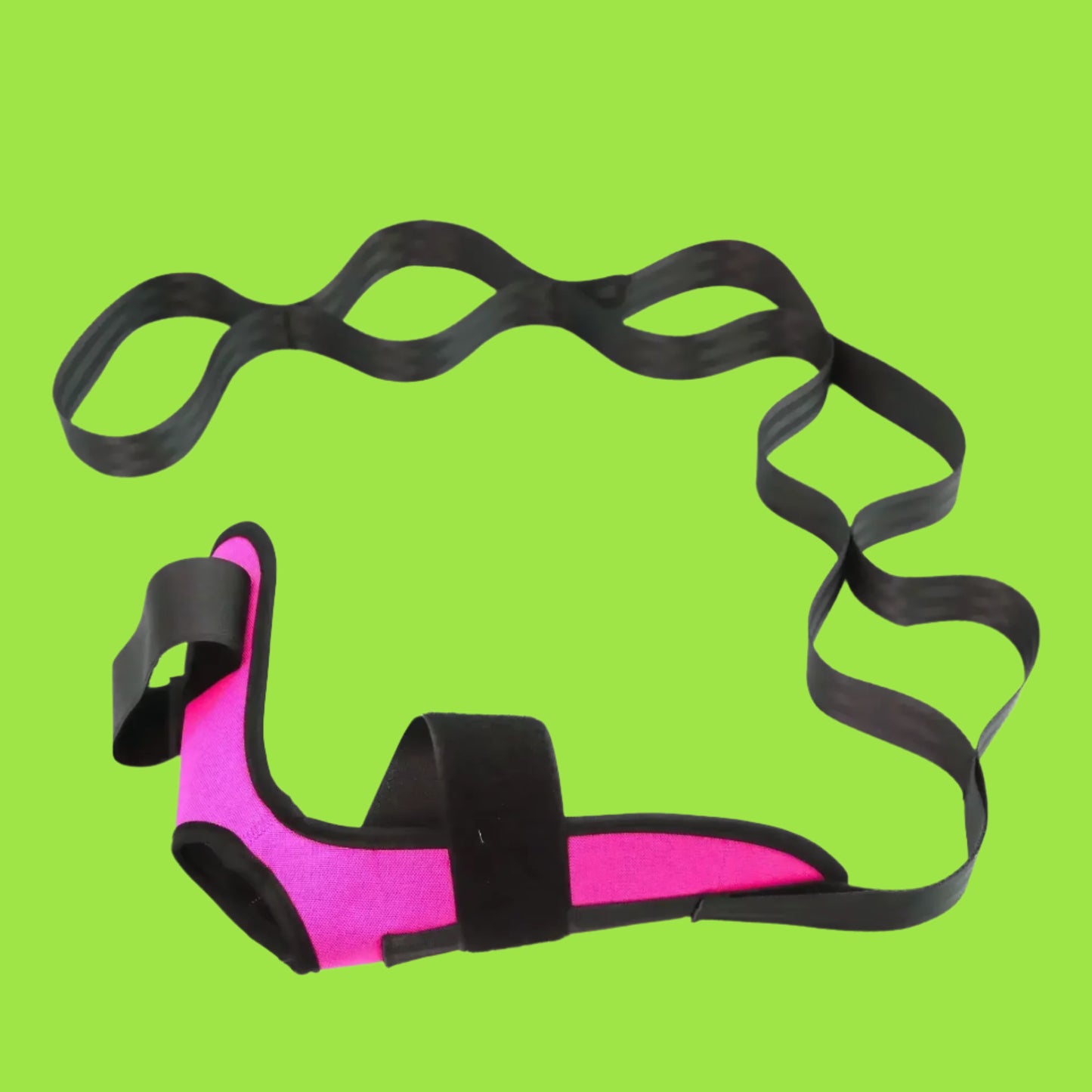 FlexiStretch Therapy Band Indicates therapeutic benefits alongside flexibility.