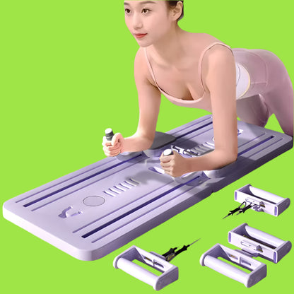 Multifunctional Portable Pilates Reformer Machines for Home Gym-Auto-Rounded Pilates Board with Abdominal core Trainer-Full Body workout Professional Pilates Equipment for Men/Women