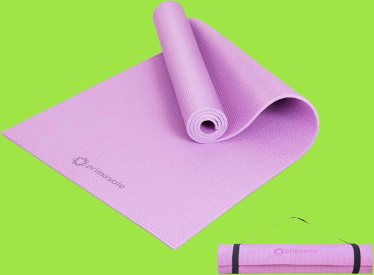 Yoga Mat with Carry Strap for Yoga Pilates Fitness and Floor Workout at Home and Gym Non-Slip 9 Colors