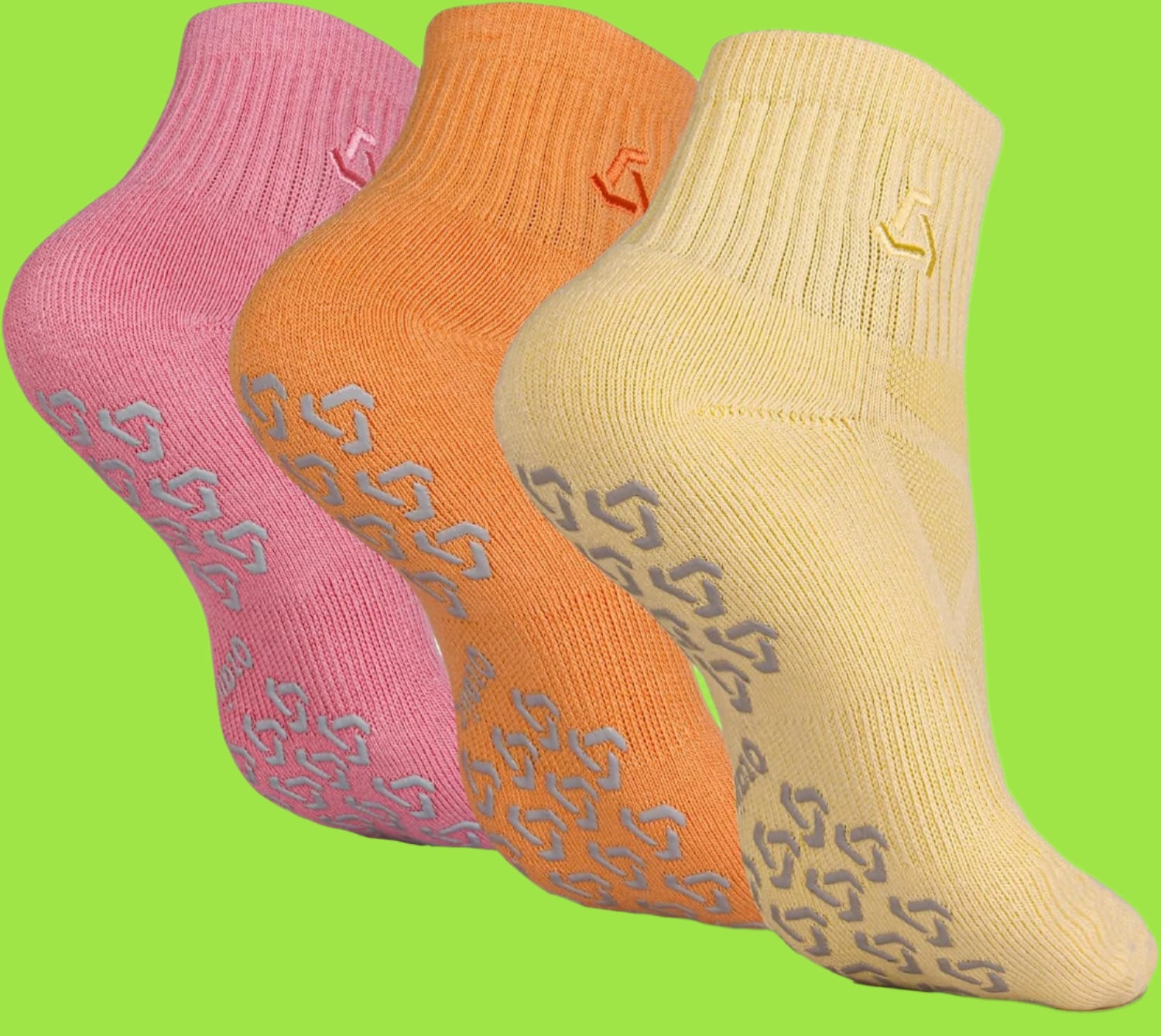 Non Slip Socks Grip for Yoga Home Workout Pure Barre, Pilates, Hospital, Ideal Cushion Socks for Men and Women
