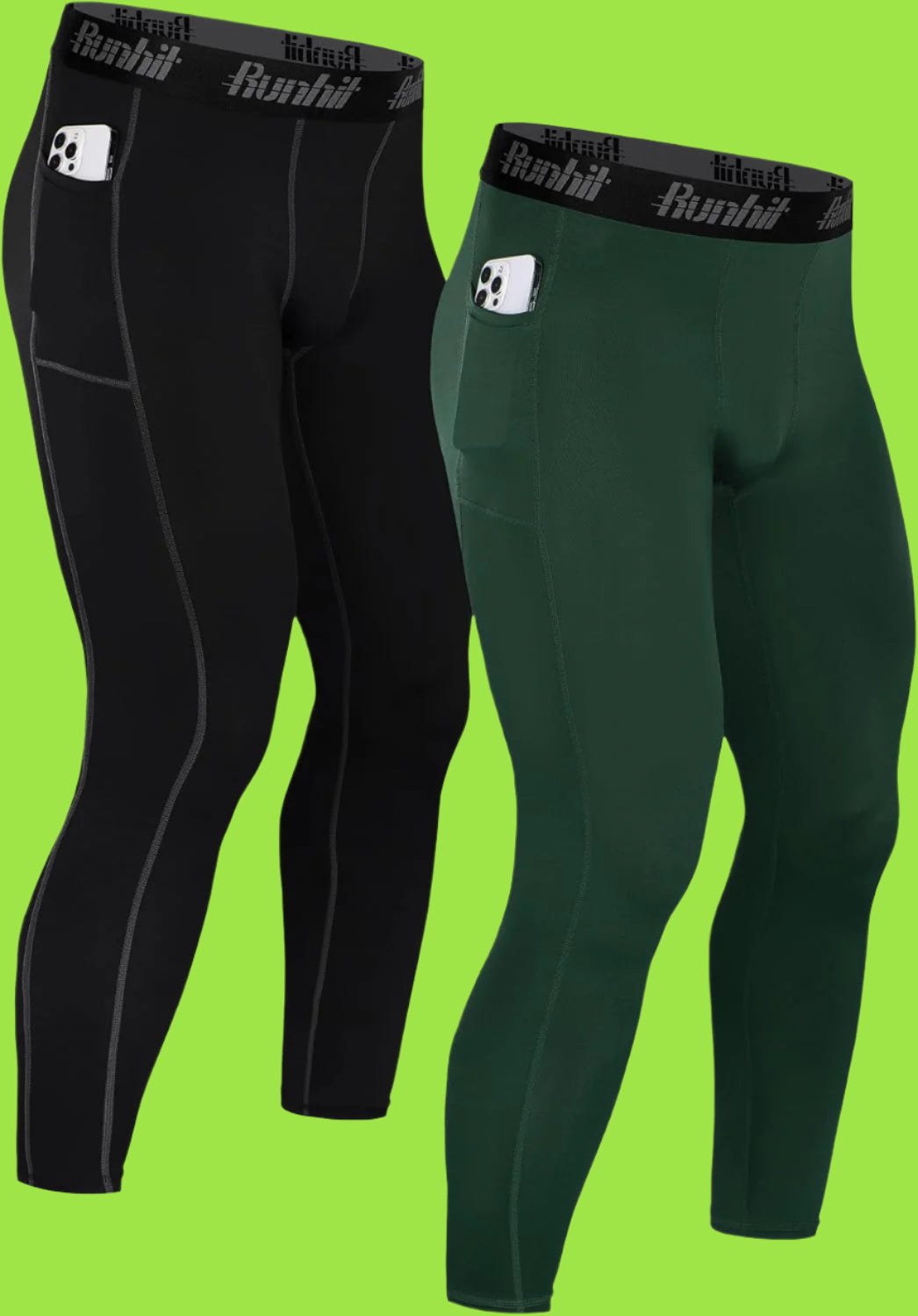 Compression Pants Men Running Tights Leggings Athletic Workout Gym Pants