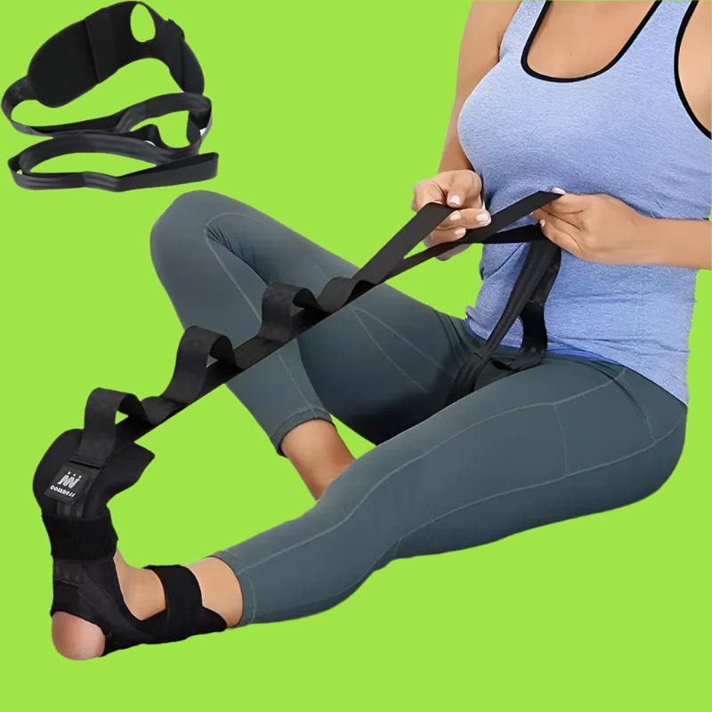 FlexiStretch Therapy Band Indicates therapeutic benefits alongside flexibility.