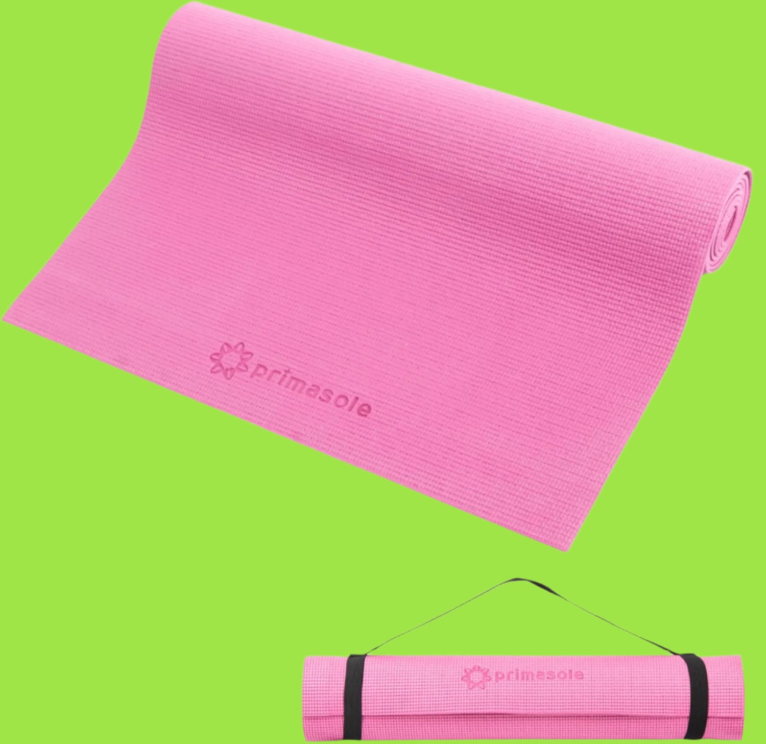 Yoga Mat with Carry Strap for Yoga Pilates Fitness and Floor Workout at Home and Gym Non-Slip 9 Colors