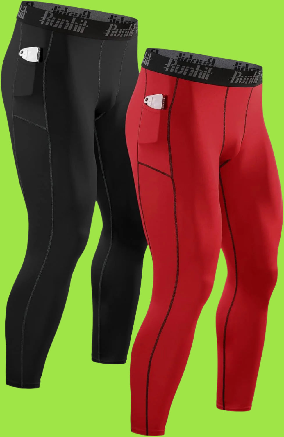 Compression Pants Men Running Tights Leggings Athletic Workout Gym Pants