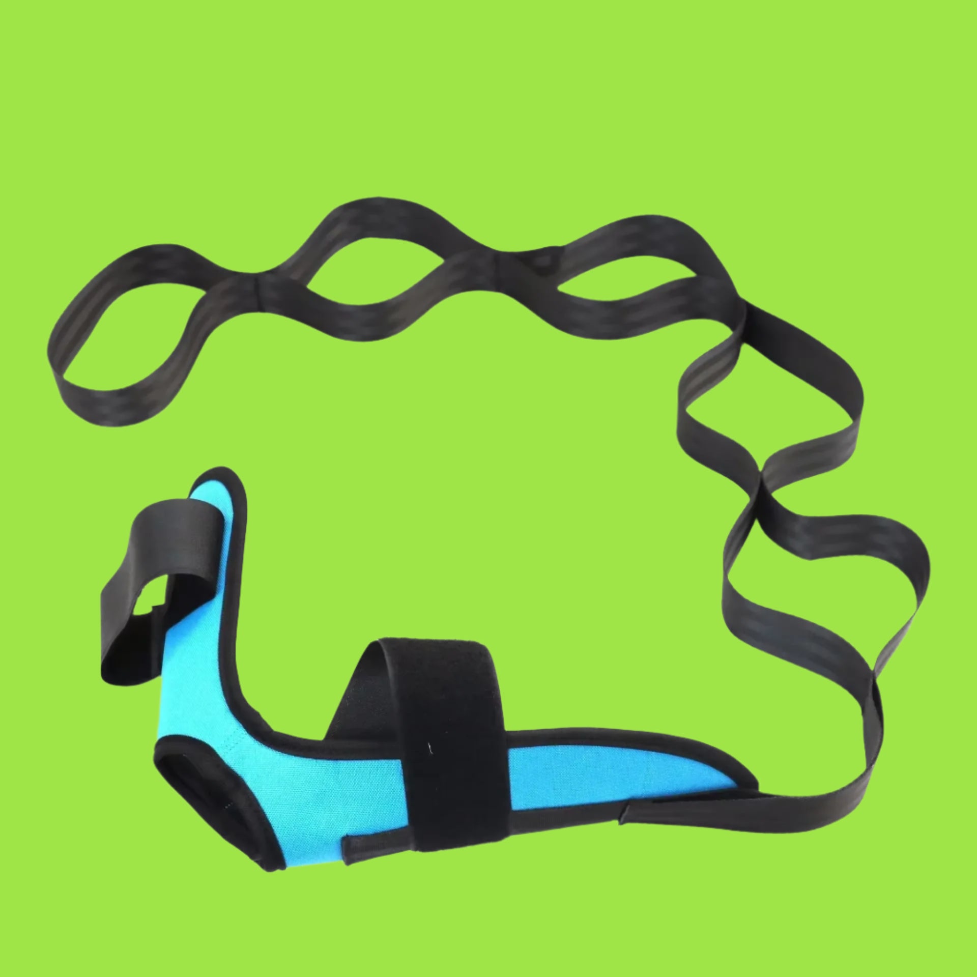 FlexiStretch Therapy Band Indicates therapeutic benefits alongside flexibility.